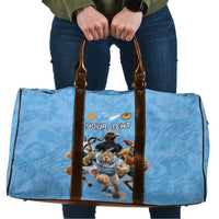 Custom Rugby Southern Hemisphere Travel Bag Argentina AUNZ South Africa Mascot Blue LT9 Blue - Polynesian Pride