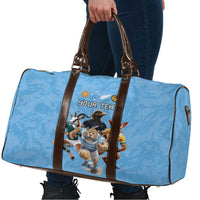 Custom Rugby Southern Hemisphere Travel Bag Argentina AUNZ South Africa Mascot Blue LT9 - Polynesian Pride