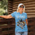 Custom Rugby Southern Hemisphere Women Polo Shirt Argentina AUNZ South Africa Mascot Blue - Polynesian Pride