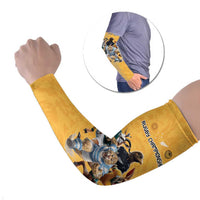 Custom Rugby Southern Hemisphere Arm Sleeves Argentina AUNZ South Africa Mascot Gold LT9 Set of 2 Gold - Polynesian Pride