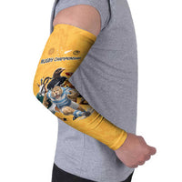 Custom Rugby Southern Hemisphere Arm Sleeves Argentina AUNZ South Africa Mascot Gold LT9 - Polynesian Pride