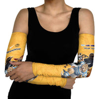 Custom Rugby Southern Hemisphere Arm Sleeves Argentina AUNZ South Africa Mascot Gold LT9 - Polynesian Pride