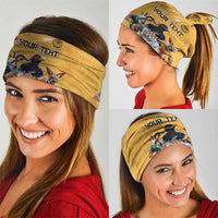 Custom Rugby Southern Hemisphere Neck Gaiter Argentina AUNZ South Africa Mascot Gold LT9 - Polynesian Pride