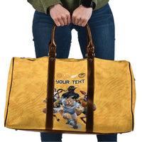 Custom Rugby Southern Hemisphere Travel Bag Argentina AUNZ South Africa Mascot Gold LT9 Gold - Polynesian Pride