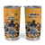 Custom Rugby Southern Hemisphere Tumbler Cup Argentina AUNZ South Africa Mascot Gold - Polynesian Pride