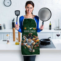 Custom Rugby Southern Hemisphere Apron Argentina AUNZ South Africa Mascot Green - Polynesian Pride