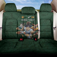 Custom Rugby Southern Hemisphere Back Car Seat Cover Argentina AUNZ South Africa Mascot Green LT9 One Size Green - Polynesian Pride