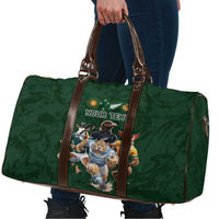 Custom Rugby Southern Hemisphere Travel Bag Argentina AUNZ South Africa Mascot Green LT9 - Polynesian Pride