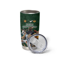 Custom Rugby Southern Hemisphere Tumbler Cup Argentina AUNZ South Africa Mascot Green LT9 - Polynesian Pride