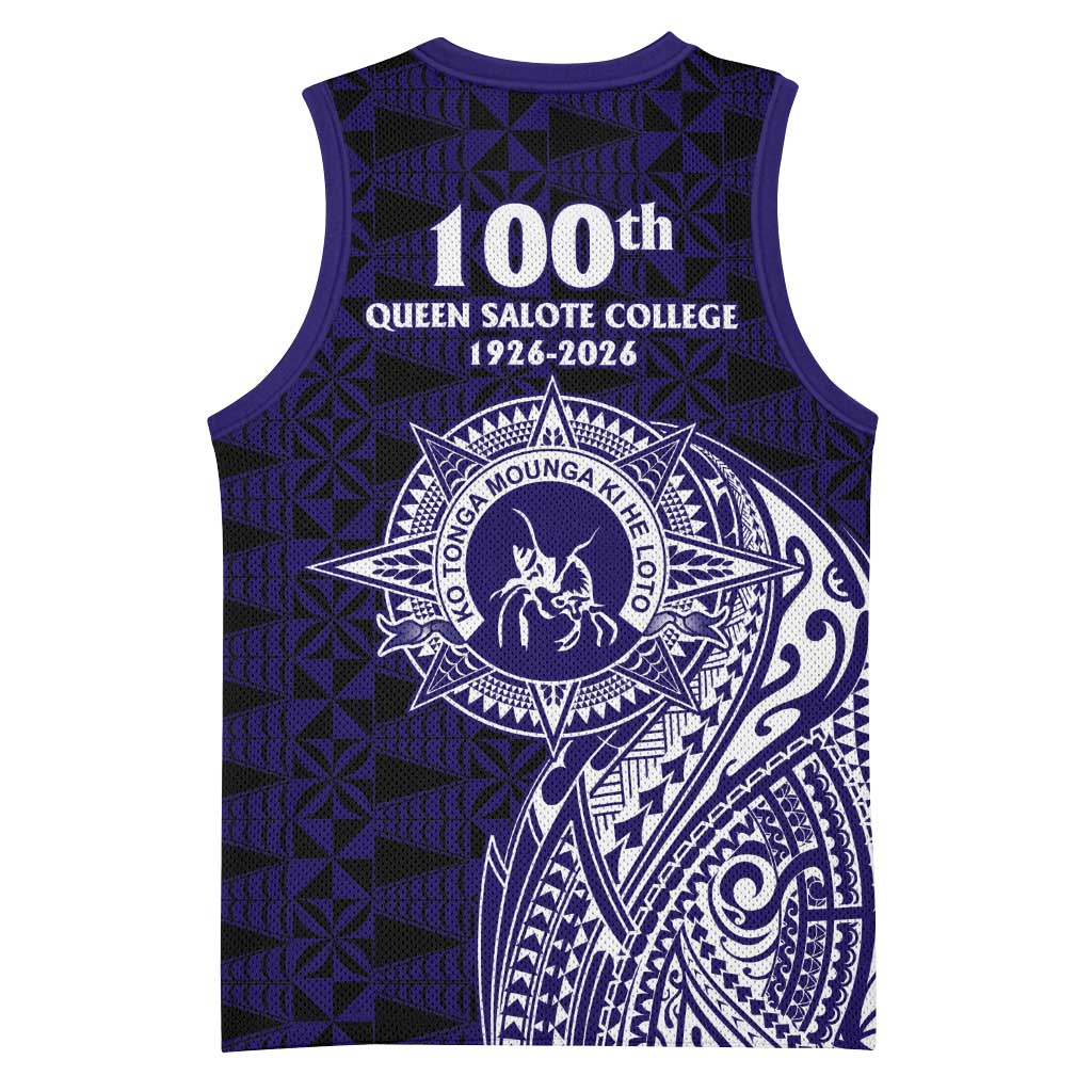 Tonga Queen Salote College 100th Years Basketball Jersey Est 1926 Tongan Ngatu Tapa LT9 - Polynesian Pride