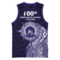 Tonga Queen Salote College 100th Years Basketball Jersey Est 1926 Tongan Ngatu Tapa LT9 - Polynesian Pride