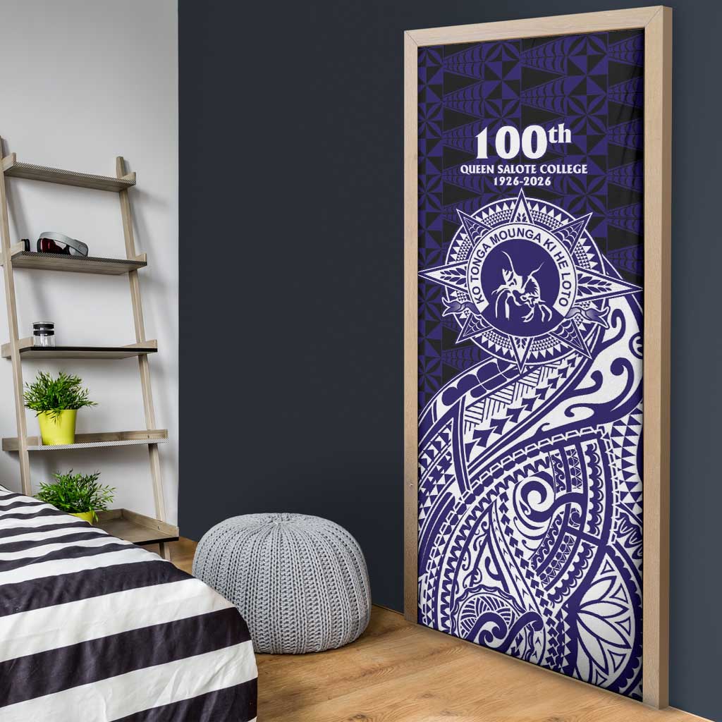 Tonga Queen Salote College 100th Years Door Cover Est 1926 Tongan Ngatu Tapa LT9 - Polynesian Pride