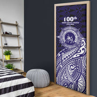Tonga Queen Salote College 100th Years Door Cover Est 1926 Tongan Ngatu Tapa LT9 - Polynesian Pride