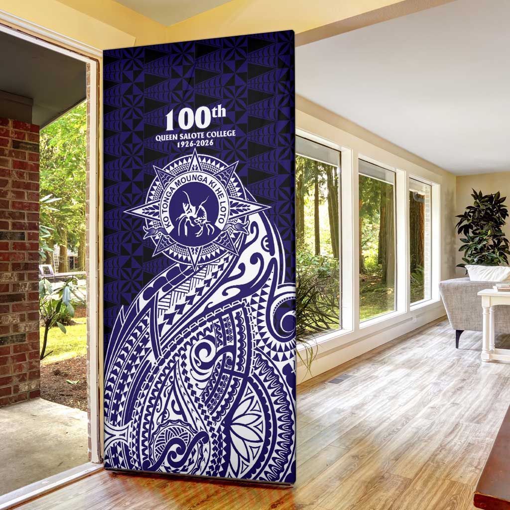 Tonga Queen Salote College 100th Years Door Cover Est 1926 Tongan Ngatu Tapa LT9 - Polynesian Pride