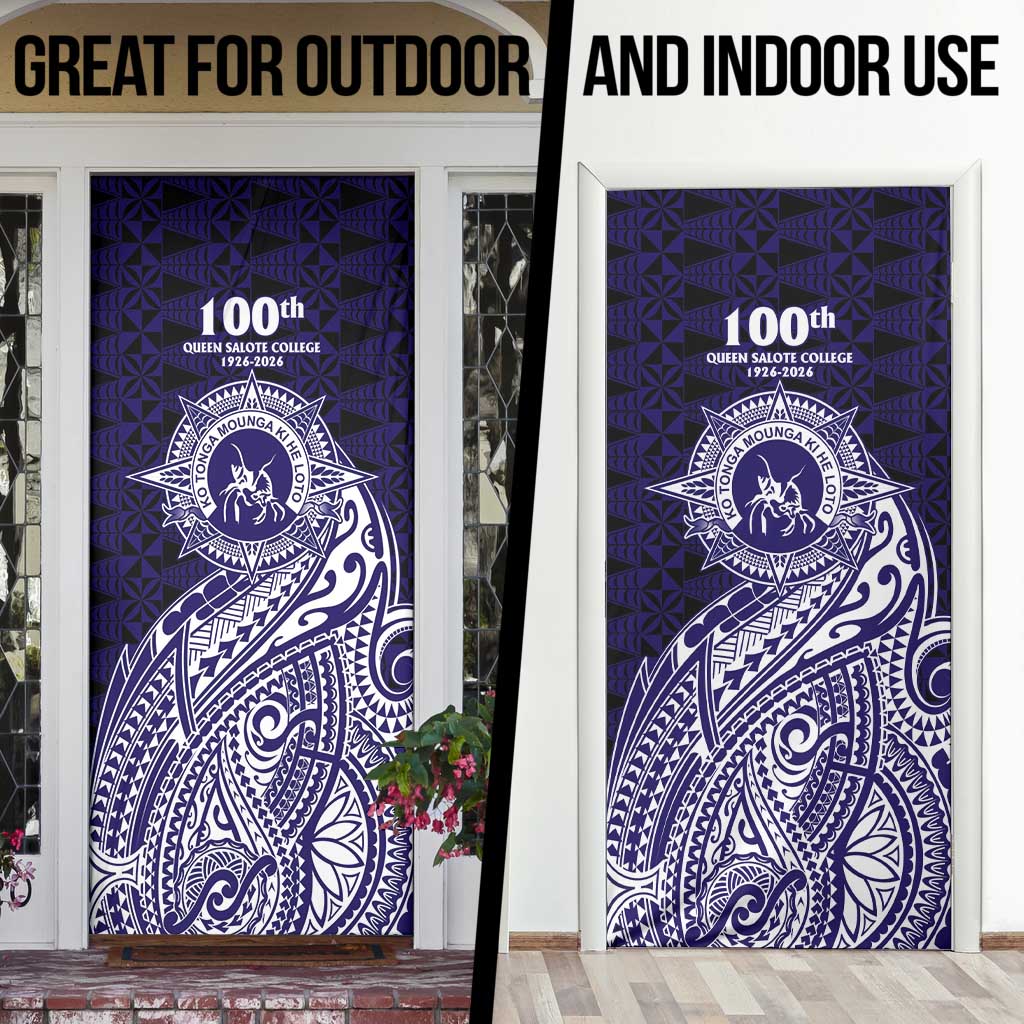 Tonga Queen Salote College 100th Years Door Cover Est 1926 Tongan Ngatu Tapa LT9 - Polynesian Pride