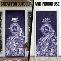 Tonga Queen Salote College 100th Years Door Cover Est 1926 Tongan Ngatu Tapa LT9 - Polynesian Pride
