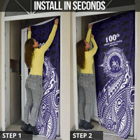 Tonga Queen Salote College 100th Years Door Cover Est 1926 Tongan Ngatu Tapa LT9 - Polynesian Pride