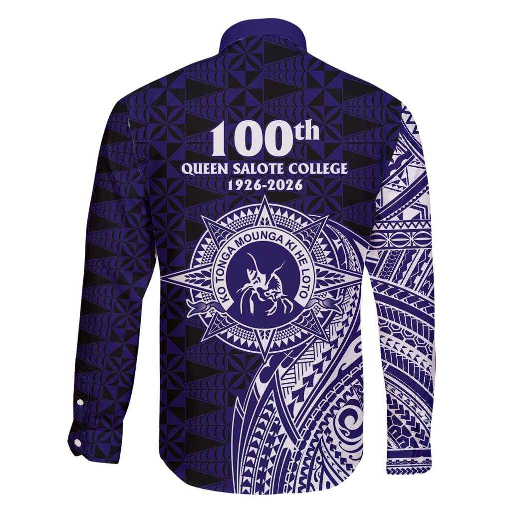 Tonga Queen Salote College 100th Years Family Matching Long Sleeve Bodycon Dress and Hawaiian Shirt Est 1926 Tongan Ngatu Tapa LT9 - Polynesian Pride