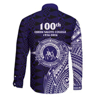 Tonga Queen Salote College 100th Years Family Matching Tank Maxi Dress and Hawaiian Shirt Est 1926 Tongan Ngatu Tapa LT9 - Polynesian Pride