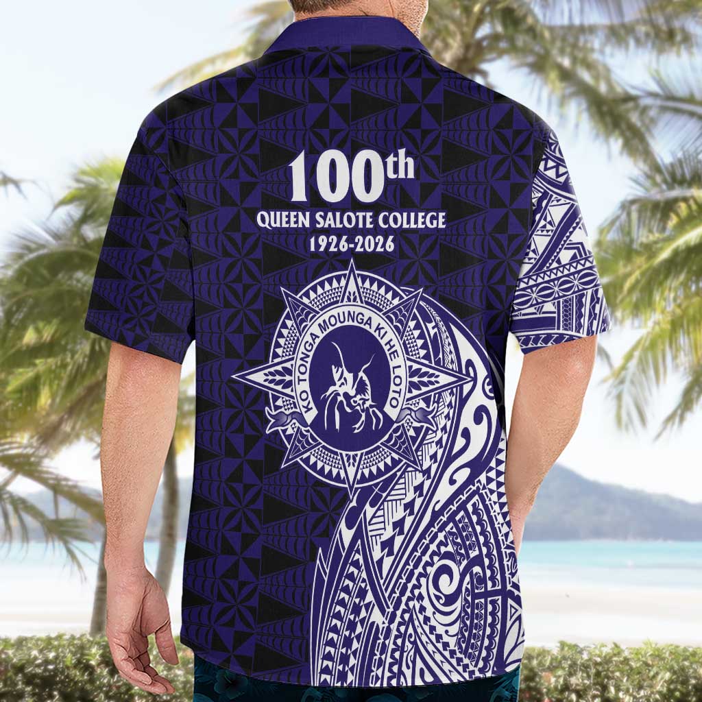 Tonga Queen Salote College 100th Years Hawaiian Shirt Est 1926 Tongan Ngatu Tapa LT9 - Polynesian Pride
