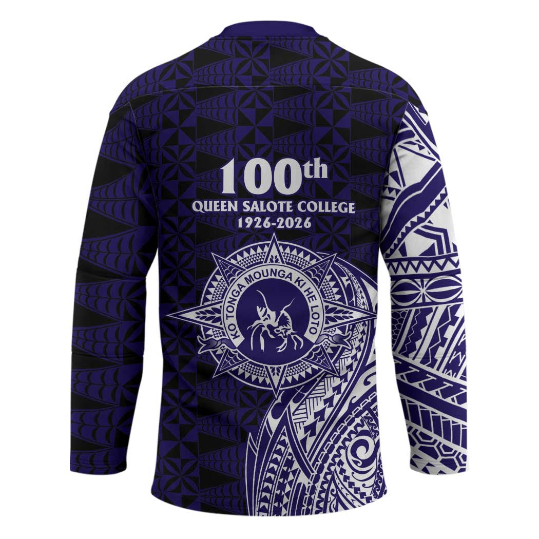 Tonga Queen Salote College 100th Years Hockey Jersey Est 1926 Tongan Ngatu Tapa LT9 - Polynesian Pride