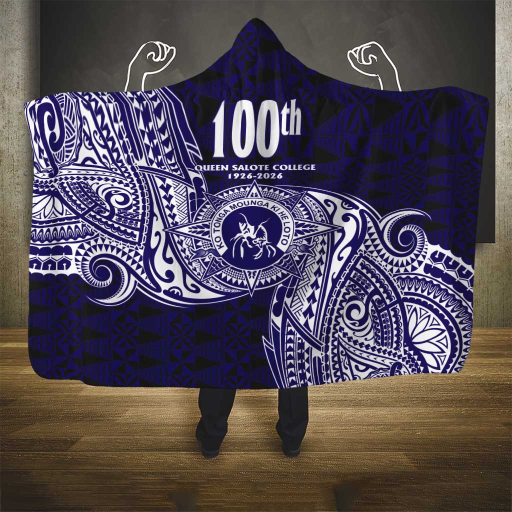 Tonga Queen Salote College 100th Years Hooded Blanket Est 1926 Tongan Ngatu Tapa LT9 - Polynesian Pride