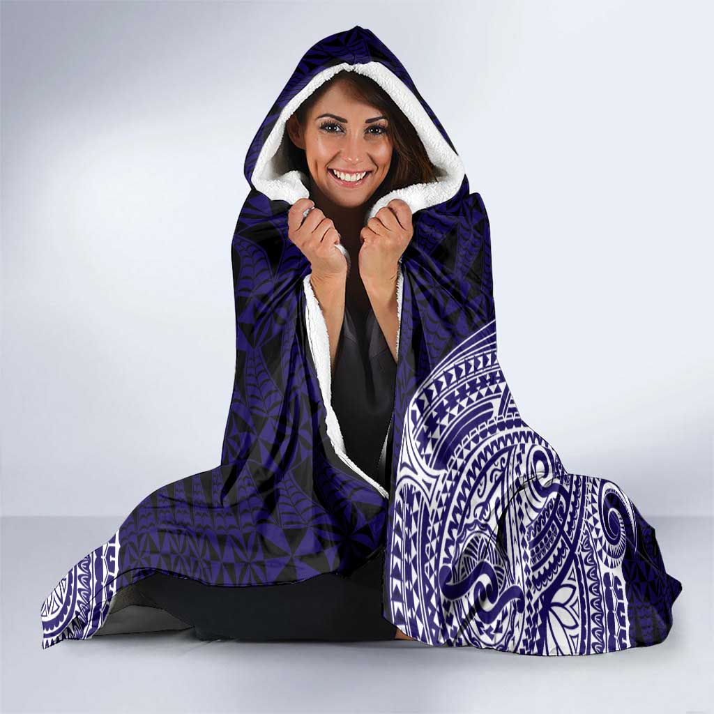 Tonga Queen Salote College 100th Years Hooded Blanket Est 1926 Tongan Ngatu Tapa LT9 - Polynesian Pride