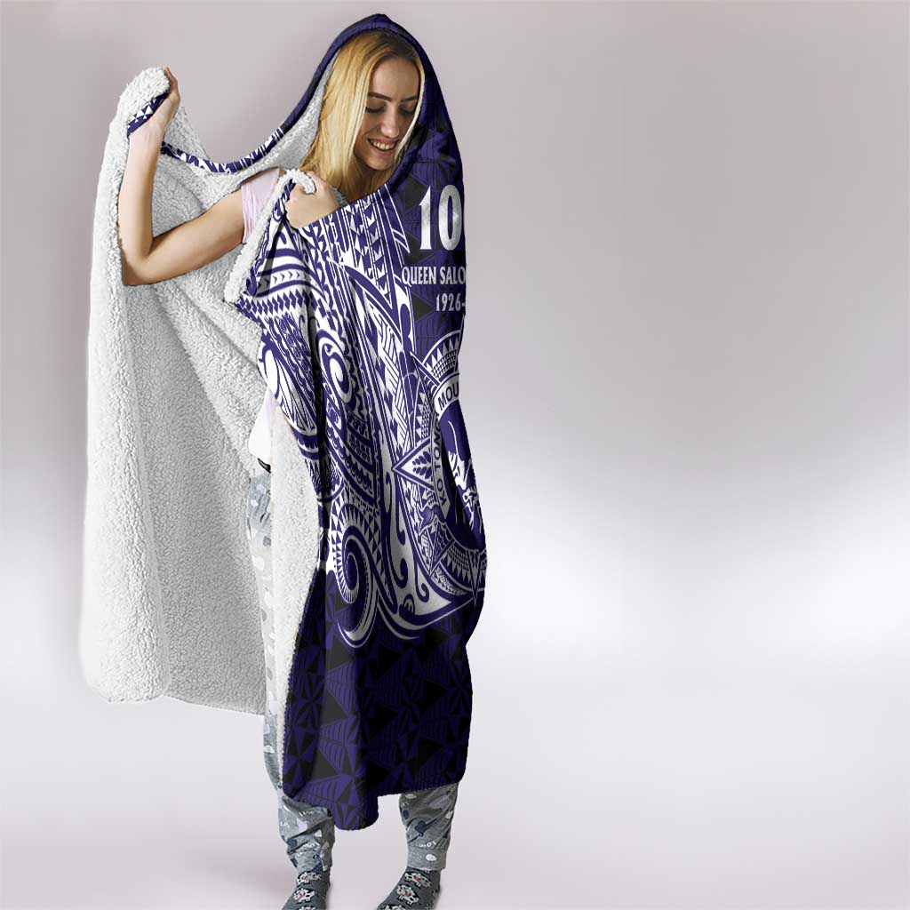 Tonga Queen Salote College 100th Years Hooded Blanket Est 1926 Tongan Ngatu Tapa LT9 - Polynesian Pride
