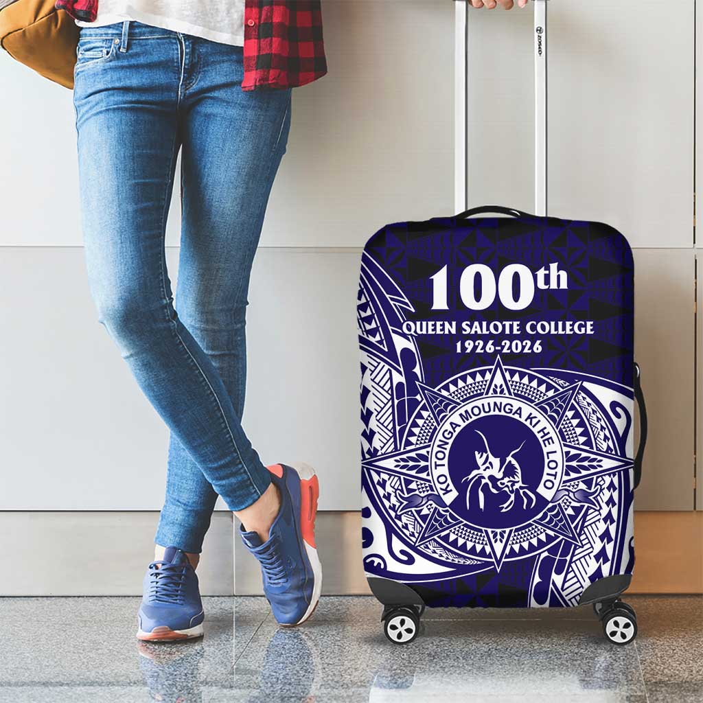 Tonga Queen Salote College 100th Years Luggage Cover Est 1926 Tongan Ngatu Tapa LT9 - Polynesian Pride