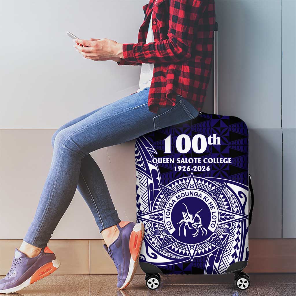 Tonga Queen Salote College 100th Years Luggage Cover Est 1926 Tongan Ngatu Tapa LT9 - Polynesian Pride