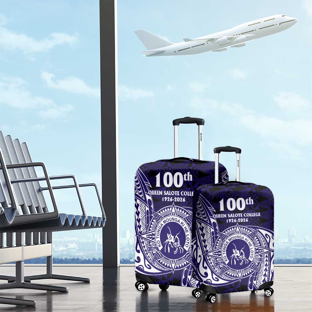Tonga Queen Salote College 100th Years Luggage Cover Est 1926 Tongan Ngatu Tapa LT9 - Polynesian Pride