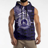 Tonga Queen Salote College 100th Years Sleeveless Hoodie Est 1926 Tongan Ngatu Tapa LT9 - Polynesian Pride