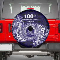 Tonga Queen Salote College 100th Years Spare Tire Cover Est 1926 Tongan Ngatu Tapa LT9 - Polynesian Pride