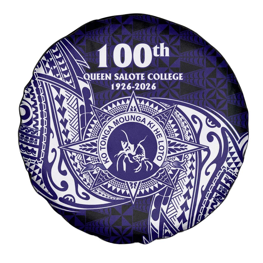 Tonga Queen Salote College 100th Years Spare Tire Cover Est 1926 Tongan Ngatu Tapa LT9 - Polynesian Pride