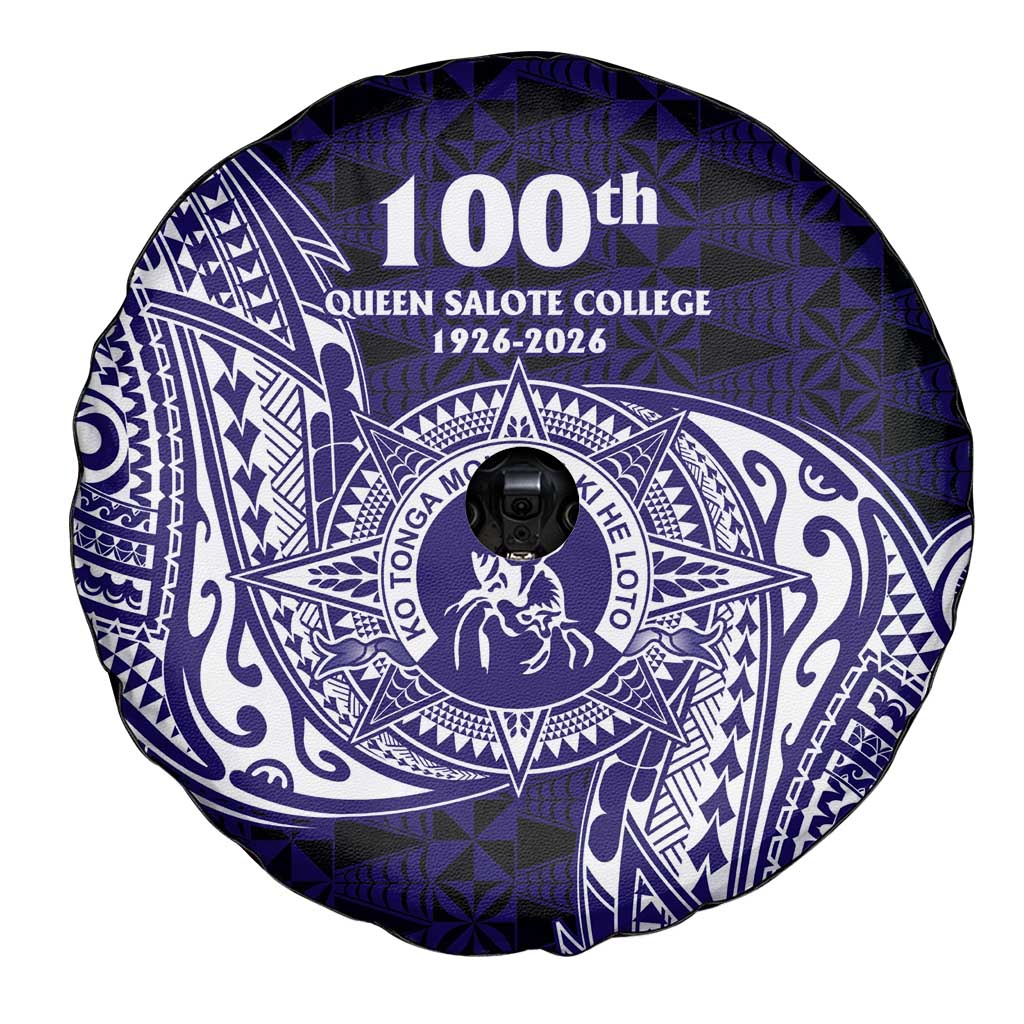 Tonga Queen Salote College 100th Years Spare Tire Cover Est 1926 Tongan Ngatu Tapa LT9 - Polynesian Pride