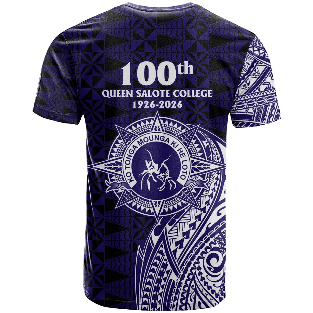 Tonga Queen Salote College 100th Years T Shirt Est 1926 Tongan Ngatu Tapa LT9 - Polynesian Pride