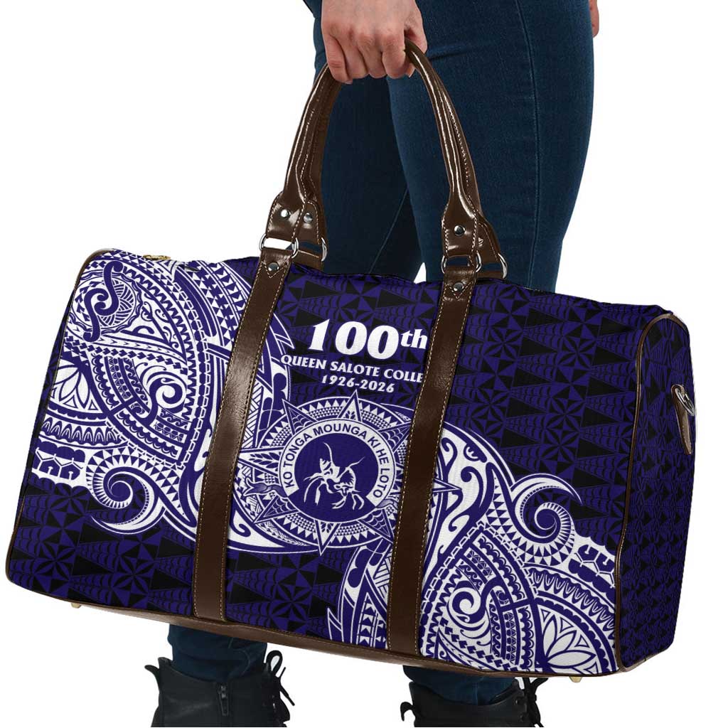 Tonga Queen Salote College 100th Years Travel Bag Est 1926 Tongan Ngatu Tapa LT9 - Polynesian Pride