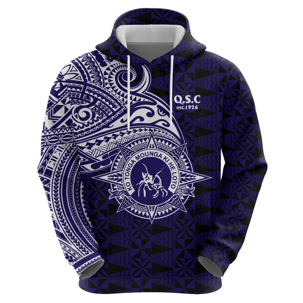 Tonga Queen Salote College 100th Years Zip Hoodie Est 1926 Tongan Ngatu Tapa LT9 - Polynesian Pride