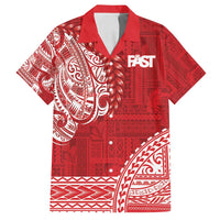 Samoa FAST Family Matching Summer Maxi Dress and Hawaiian Shirt Samoan Motif Patterns - Polynesian Pride