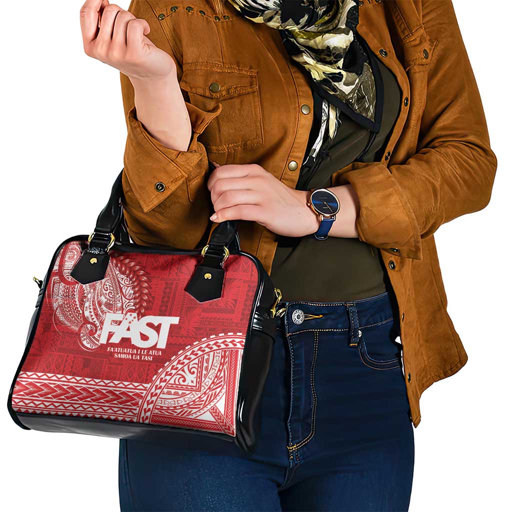 Samoa FAST Shoulder Handbag Samoan Motif Patterns - Polynesian Pride
