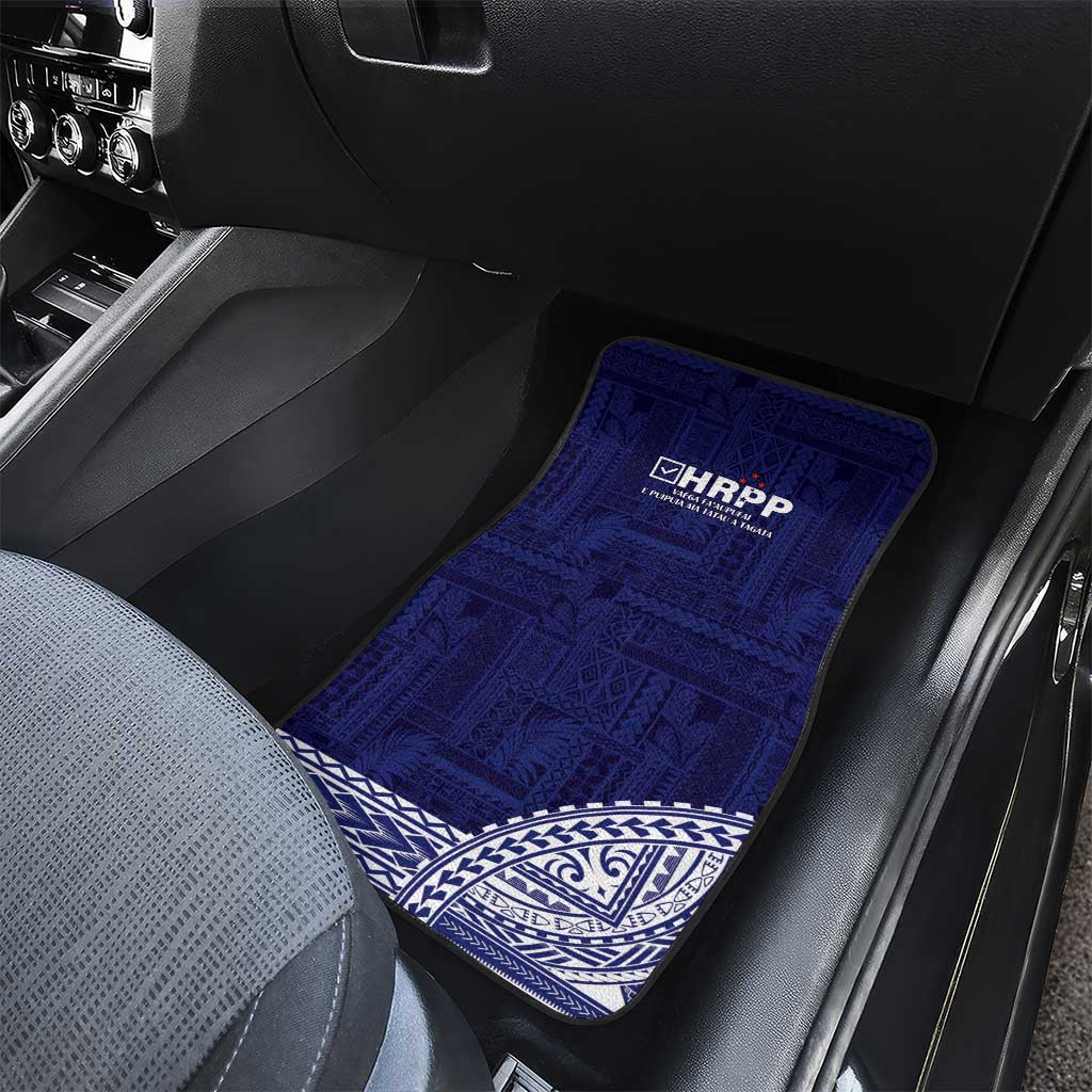 Samoa HRPP Car Mats Samoan Motif Patterns - Polynesian Pride