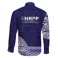 Samoa HRPP Family Matching Short Sleeve Bodycon Dress and Hawaiian Shirt Samoan Motif Patterns LT9 - Polynesian Pride