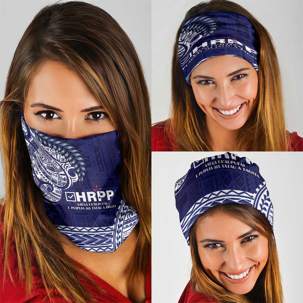 Samoa HRPP Neck Gaiter Samoan Motif Patterns - Polynesian Pride