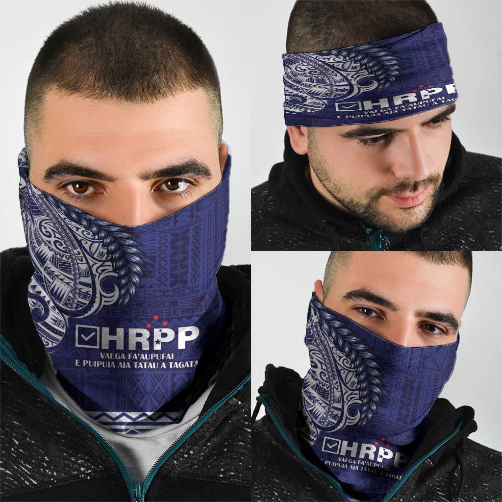 Samoa HRPP Neck Gaiter Samoan Motif Patterns - Polynesian Pride