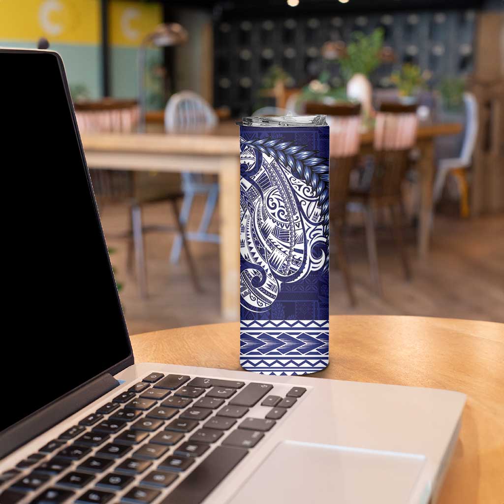 Samoa HRPP Skinny Tumbler Samoan Motif Patterns - Polynesian Pride