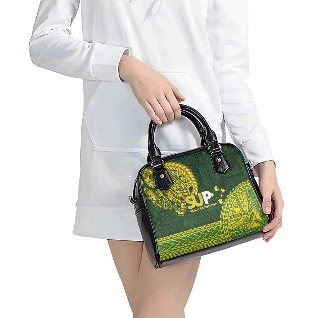 Samoa SUP Shoulder Handbag Samoan Motif Patterns - Polynesian Pride