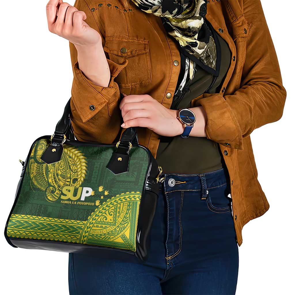 Samoa SUP Shoulder Handbag Samoan Motif Patterns - Polynesian Pride