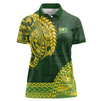 Samoa SUP Women Polo Shirt Samoan Motif Patterns - Polynesian Pride