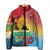 Personalised Torba PNG Day Padded Jacket Oro Tapa Pattern - Polynesian Pride