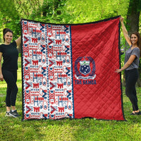 Samoan Warrior Island Heritage Quilt Ocean Island Geometry Red Style LT9 - Polynesian Pride